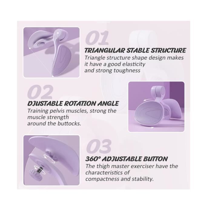 Hip Trainer - Exerciseur Pour Hanches Et Cuisses - Renforcement Musculaire Et Rééducation - Pression 7kg