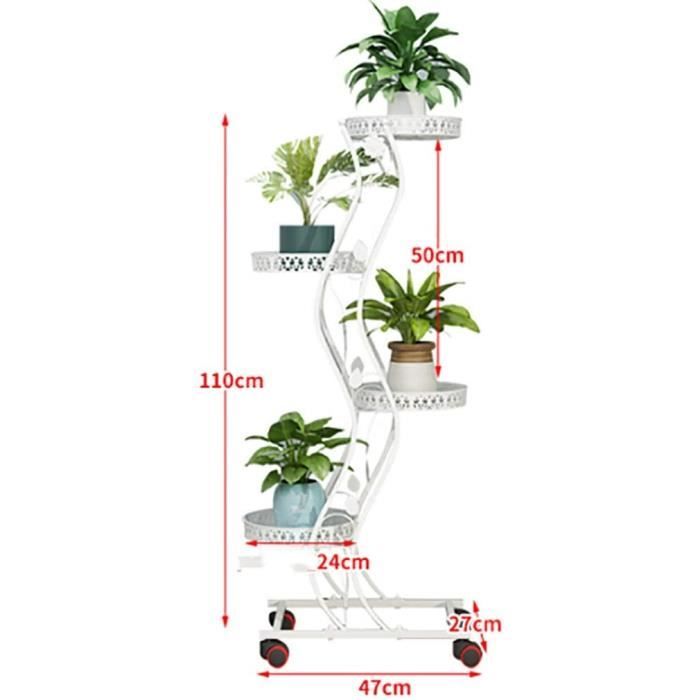 Fleur Plante Présentoir Extérieur Décorative D'intérieur Vertical Fer