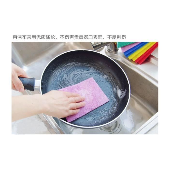 Bloc éponge à vaisselle pâte de bois naturel chiffon de coton cuisine  nettoyage décontamination tampon à récurer brosse pot linget - Cdiscount Au  quotidien