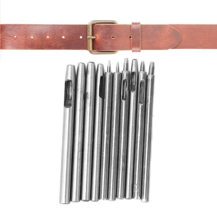 Poinçon à Cuir WUTA 2ème Génération 5 Mm - Lot 1+2+4+6 Dents | Poli, Économique En Effort
