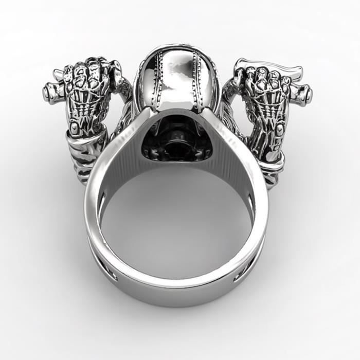 Bague biker sales femme