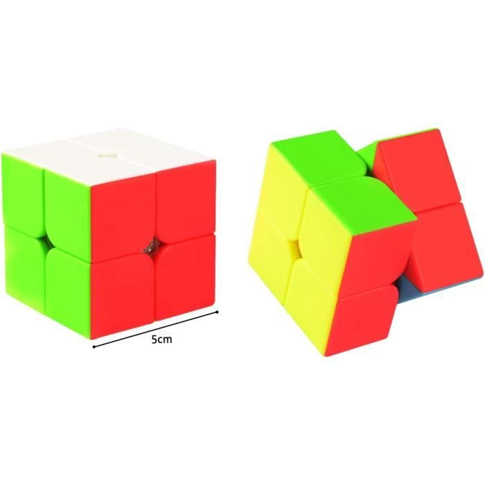 Speed Cube 2X2 2X2X2 Magic Puzzle Cube De Vitesse Magique Cadeau De