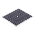 Dilwe Carte de chargeur solaire Panneau de Chargeur de Panneau Solaire Fournitures de Chargeur de Voiture Solaire de piscine borne-2