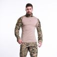 Tee Shirt De Combat Militaire - FUNMOON - Homme - Camouflage - Séchage Rapide - Imperméable-2