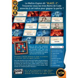 JEU SOCIÉTÉ - PLATEAU Jeux IELLO- 51285 - Codenames (Version Française) JEU SOCIÉTÉ - PLATEAU Jeux IELLO- 51285 - Codenames (Version Française)