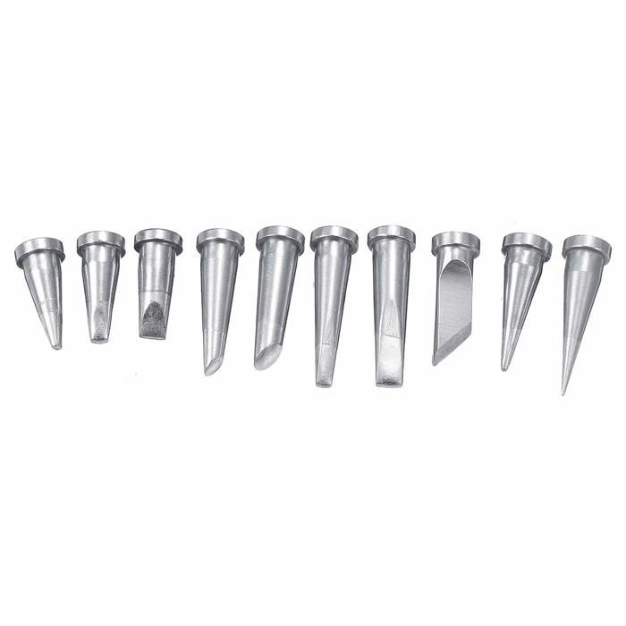 Pointes Cuivre Weller Kit De 12 Pointes à Souder HANGLIFE - Compatibles Weller WE1010, WES51, Etc. Fer à Souder De Précision