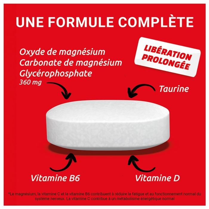 Complément Alimentaire Magnésium Extra Fort Mag 2 - 24h, 45 Comprimés (Cooper)