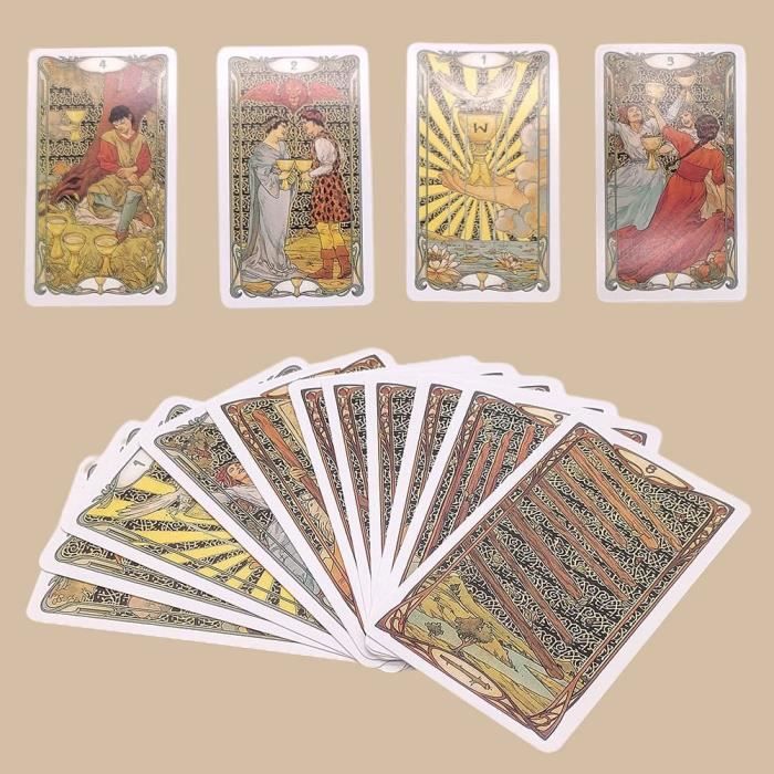 Tarot des Cartes Oracle, 78 Tarot Divinatoire Jeu de Tarot Jeux de Société  Adulte Jeu de Carte, Tarot Divinatoire Version Angl[383] - Cdiscount Jeux -  Jouets