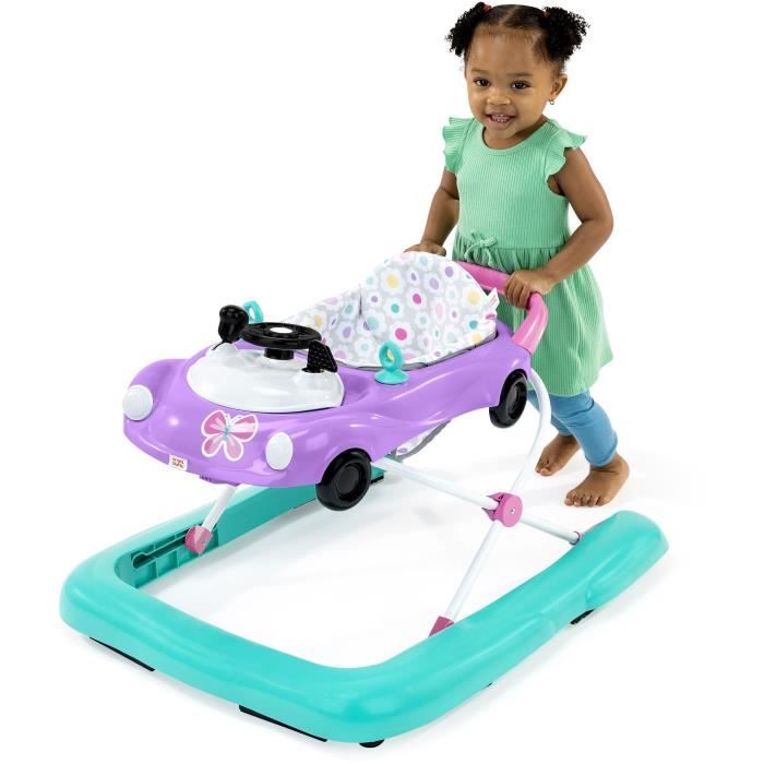BRIGHT STARTS Trotteur bébé pliable en 1, petite voiture, - Main Image