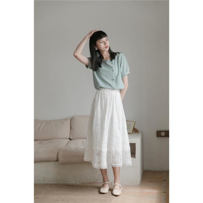 Jupe blanche online midi