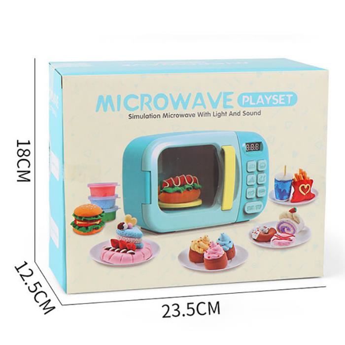 Ooscy Jouets micro-ondes pour enfants - Kit de jeu pour micro-ondes