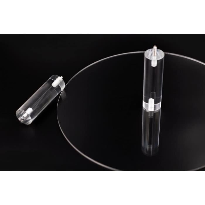 Tour à Cupcakes Mariage Support à Cupcakes 4 Niveaux En Acrylique - Pour Mariage, Anniversaire - Présentation Élégante Presentoir Patisserie Transparent