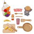 KidKraft - Cuisine en bois pour enfant Smoothie Fun - 22 accessoires dont un mixeur et des aliments factices inclus - EZ Kraft-3