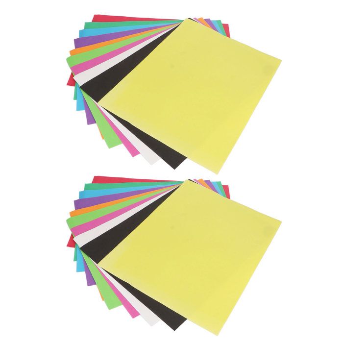 Lot De 20 Feuilles De Feutrine – 20 Couleurs – 20x30 Cm – épaisseur 1,4 Mm – Pour Couture Et Loisirs Créatifs