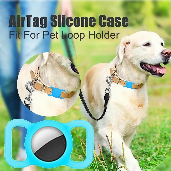 Lot de 4 étuis de protection pour tracker Airtag compatible avec collier de  chien réglable GPS pour chien ou chat Accessoires anti-p - Cdiscount