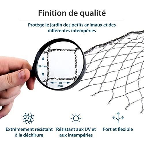 MINUS ONE 30x15m Protection Contre Les Oiseaux Filet De