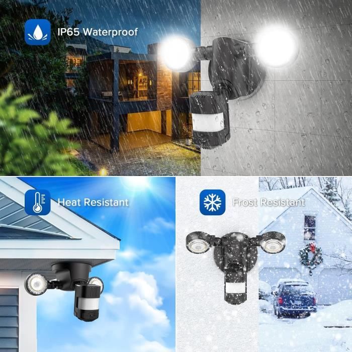 Willpower Projecteurs LED Extérieur 20W 2000LM Avec Detecteur de Mouvement Spot LED Extérieur Willpower Projecteurs LED Extérieur 20W 2000LM Avec Detecteur de Mouvement Spot LED Extérieur