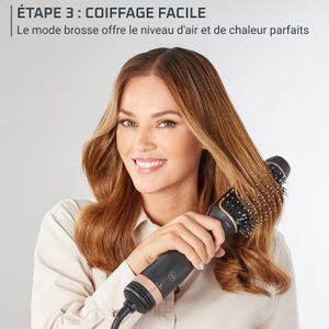 Lisseur Brosse Lissant Et Bigoudis Styler Cheveux - Lisseur Rose SODIAL Neuf - Pour Coiffage Facile W1C81234