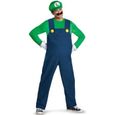 Déguisement Luigi - New Super Mario Bros - Taille XL - Bleu - DISGUISE - Adulte-0