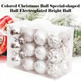 en plastique boules en plastique 100x Cadeaux de Noël arbre de Noël bronze