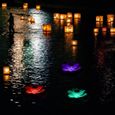 VGEBY Lumière flottante de lotus Lumières de piscine solaires pour bassin LED Lampe flottante étanche à fleur de lotus à-0