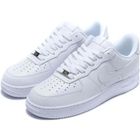 AUTREMENT Baskets Air Forces 1'07 Homme Femme - mixte Blanc - Cuir - Lacets - Plat