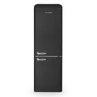 SCHNEI - SCHNEIDER SCHNEIDER - SCB300VB - Réfrigérateur combiné vintage - 304L (211+93) - Froid brassé - Dégivrage automatique - Noir