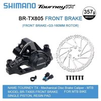 Shimano Tourney TX BR-TX805 VTT-05-2019 De Frein Shimano Mécanique Freins À Disque Cruc805 HS1 G3 Rotor RT26 - Front Brake G3