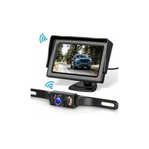 Caméra De Recul Pour Renault Clio 4 (2012-2018) | CCD 440 000 Pixels, Angle 170°, étanche IP66 | Facilite Le Stationnement