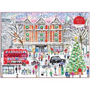 PUZZLE Puzzle 1000 pièces - Galison - Noël à Londres - Bl