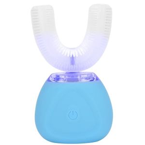 SOIN BLANCHIMENT DENTS Brosse à dents électrique pour adultes / enfants, Brosse à dents de massage de blanchiment automatique ultrasonique de type U