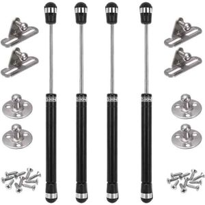 Lot De 2 Vérins à Gaz 200 N - Amortisseur à Gaz Avec Vis - Pour