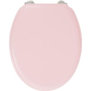 ABATTANT WC GELCO DESIGN Abattant WC Dolce - Charnières inox - Bois moulé - Rose crystal