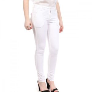 JEANS Jeans Blanc Femme Teddy Smith Work Mid Rise