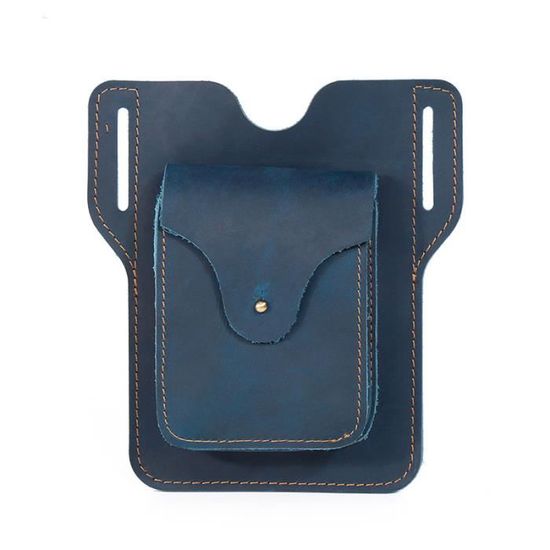 Accessoire Téléphone Portable Sac Banane Cuir Pour Galaxy Z Flip - Étui Ceinture Compatible Huawei P50 Pocket, Motorola Razr - Accessoire Smartphone Pliable étui Ceinture Smartphone