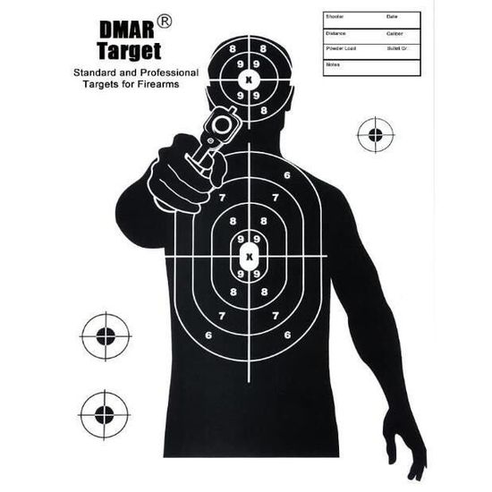 DMAR 42×30cm 20pcs Cible pour Le tir à l'arc, cibles tir à l'arc et cibles  d'armes à feu,Cible Papier - Cdiscount Jeux - Jouets