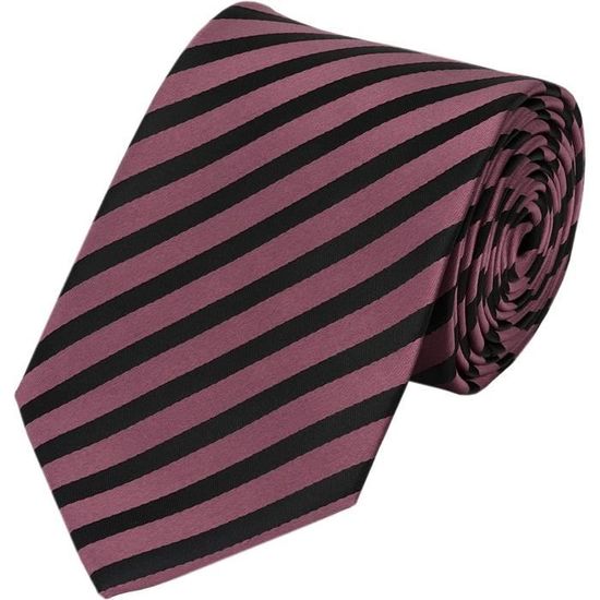 Cravate en soie homme Geoffrey Beene, gris anthracite + bleu à motifs hachurés - France