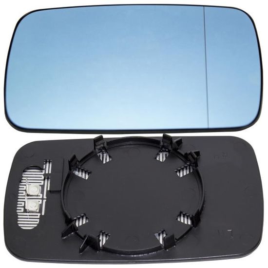 Rétroviseur Blue Glace Dégivrant Pour BMW E46 E39 - Miroir Aspérique Angle Mort | Côté Conducteur/Passager | Compatible Chauffant
