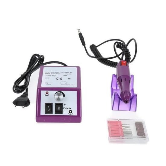 Kit Lime à Ongles électrique – Manucure Soignée Avec Ponceuse Rechargeable