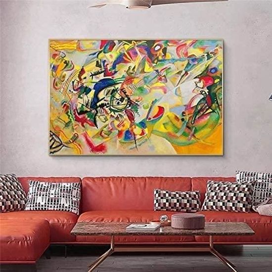 Tableau Toile Paysage Herbe Beige Pampa - Décoration Murale Moderne 3X30X40CM Sans Cadre Pour Salon Et Chambre