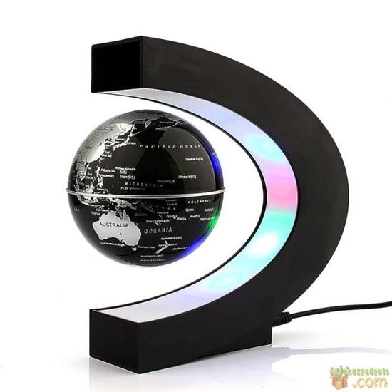 United Entertainment - Globe flottant magnétique - avec éclairage