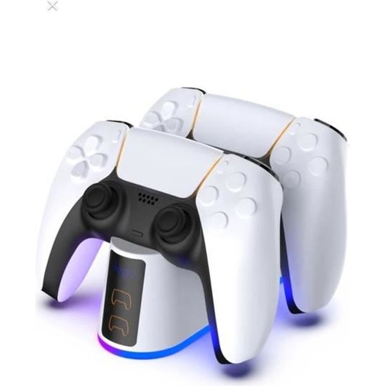 JSONST Power Chargeur PS5, Station de Chargement Compatible avec DualSense
