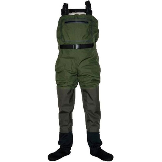Waders de pêche durables pantalons secs imperméables respirant chasse néoprène p Waders de pêche durables pantalons secs imperméables respirant chasse néoprène p
