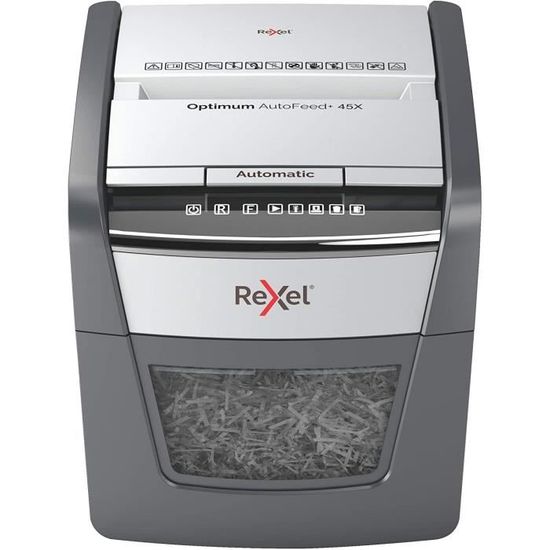 Destructeur papier Waytex Destructeur de documents coupe croisée haute  sécurité 10 Feuilles CD et DVD grand bac de 21L