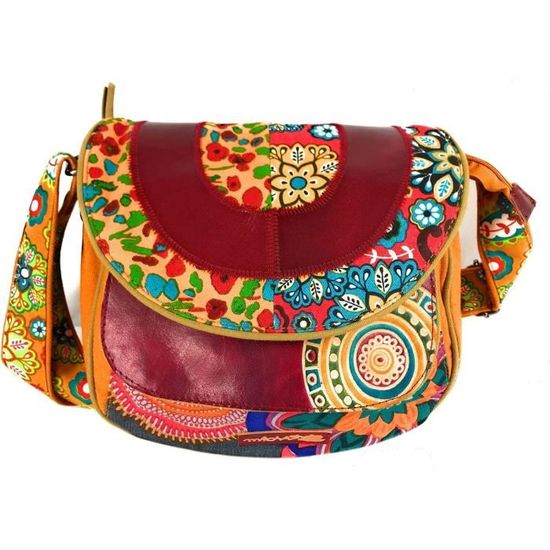 Sac Bandoulière Ston Torbalski - Cuir Et Daim Vert, Moyen, Neuf Avec étiquettes