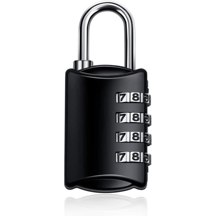 Cadenas à Combinaison 4 Chiffres Lock&Lock - Pour Casier, Sac De Sport, Valise