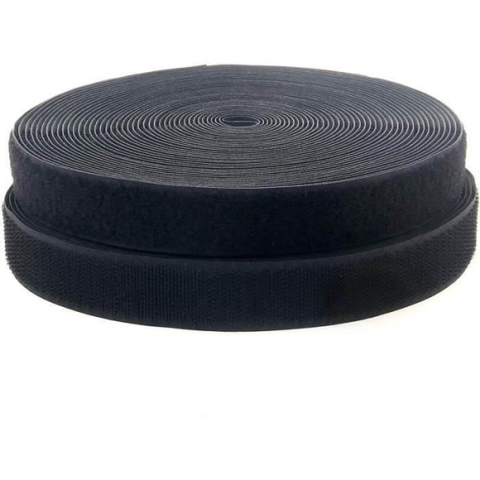 TUKA Scratch Ruban à coudre 12 mètres x 50mm, Non-adhésif Bande Hook
