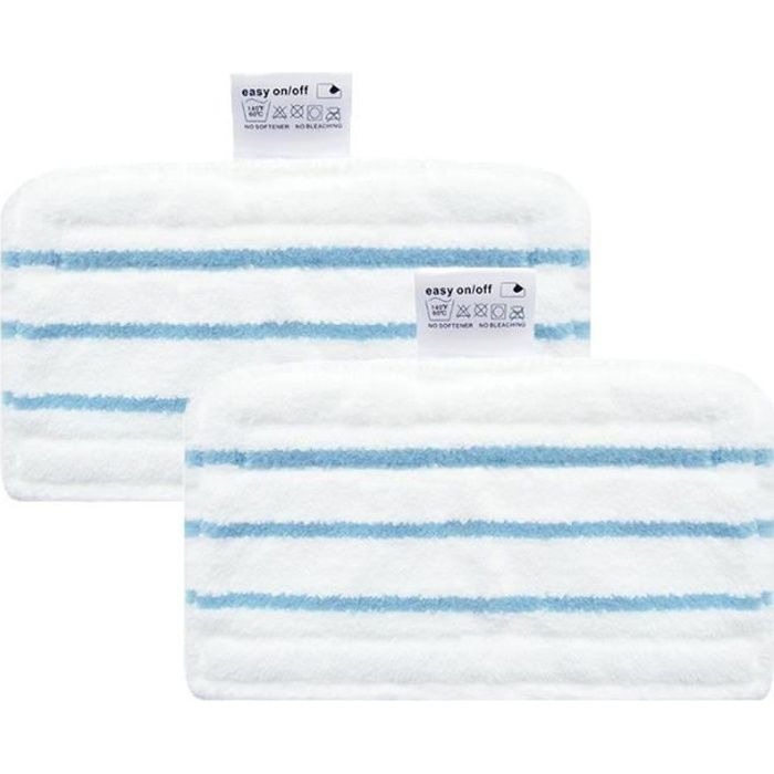 Lot de 20 Lingettes Microfibres de Rechange pour les Balais Vapeur Black Decker (Alternative à FSMP20)