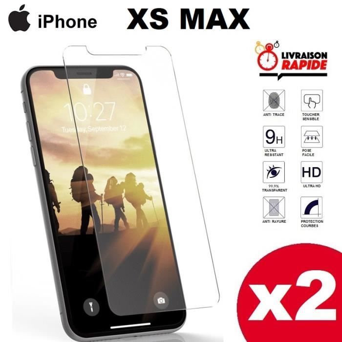 vitre protege ecran iphone XS MAX