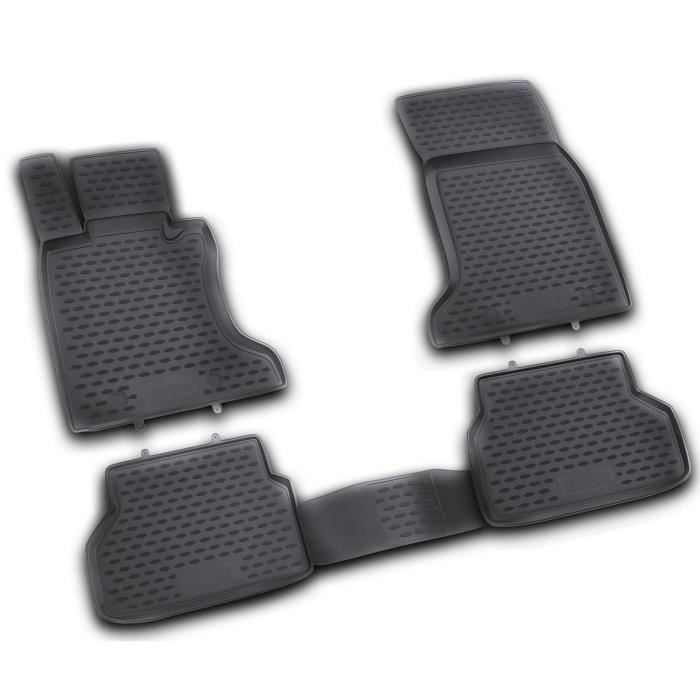 4 TAPIS DE SOL CAOUTCHOUC BMW SERIE 5 E60 ET E61 DE 07/2003 A 03/2010